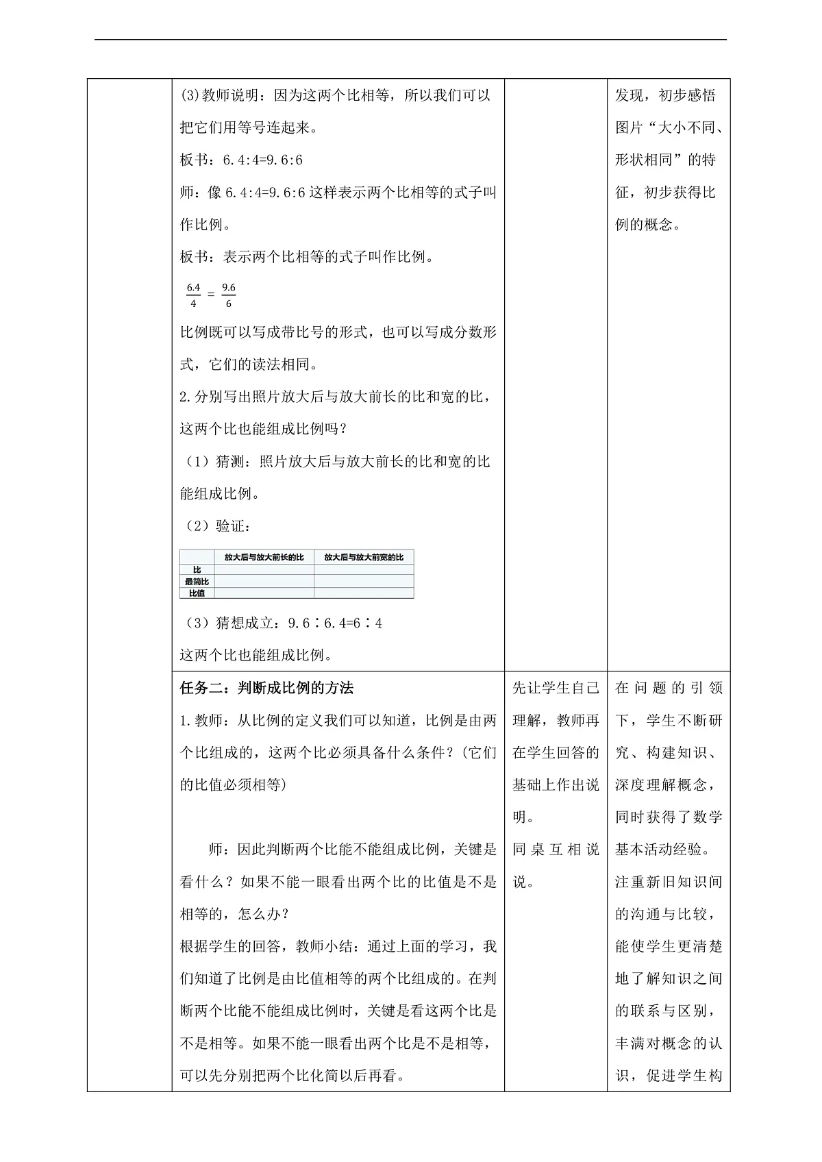 【任务型备课】苏教版六年级下册-4.2 比例的意义（教学设计）第2页
