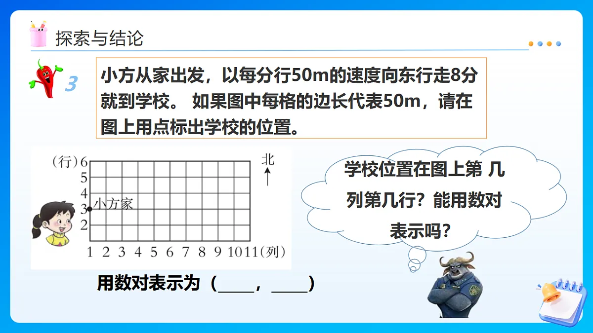 【任务型备课】西师大版四年级下册-3.2 确定位置（二）（课件） 第7页