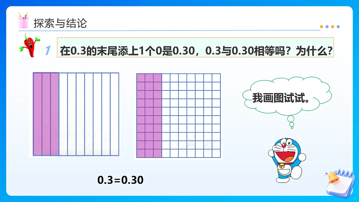 【任务型备课】西师大版四年级下册-5.2 小数的性质（课件）第8页