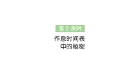 小学人教版(2024)作息时间表中的秘密作业课件ppt