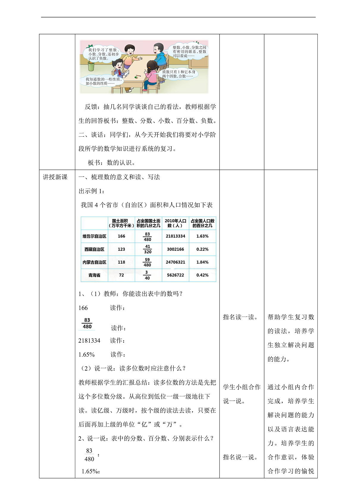 【任务型备课】西师大版六年级下册-5.1 数的认识（教学设计）第2页