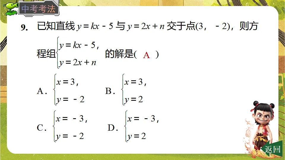 23.3.2一次函数与二元一次方程组-2025-2026学年人教版数学八年级下册培优教学课件第5页