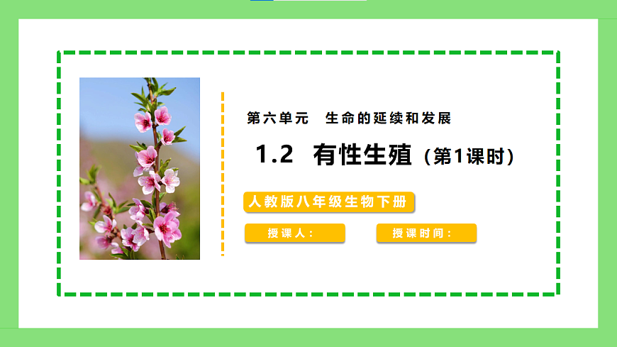 【核心素养目标】人教版初中生物八年级下册6.1.2《无性生殖》第1课时 课件第3页