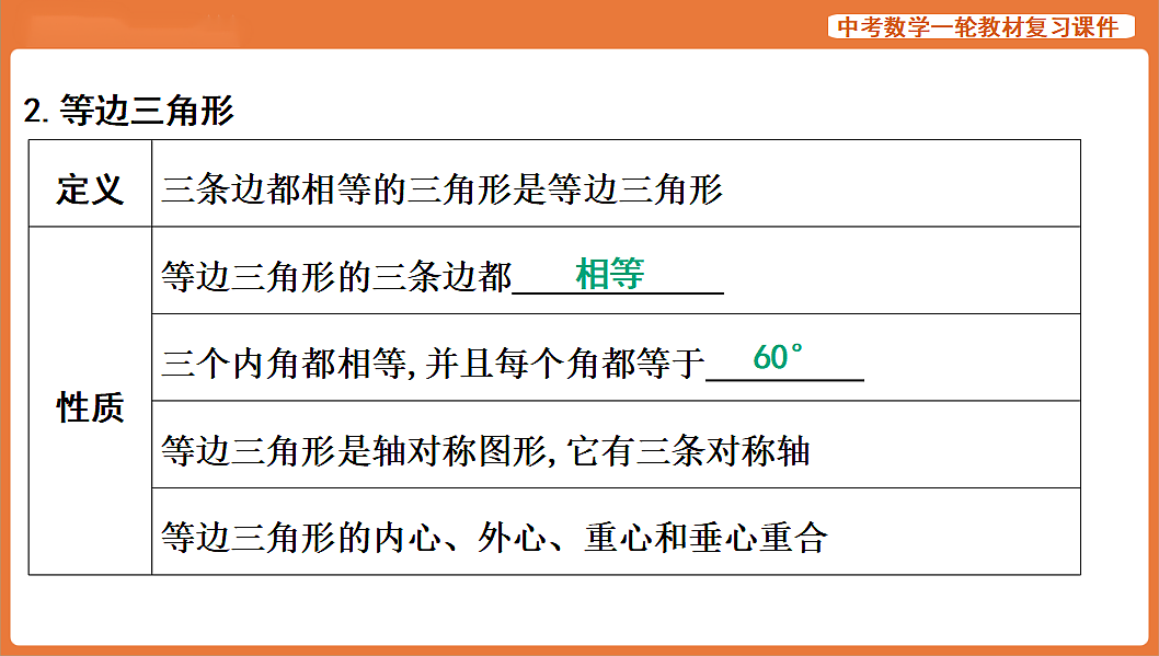 第17讲　等腰三角形、等边三角形、直角三角形-2026年中考数学复习课件第4页