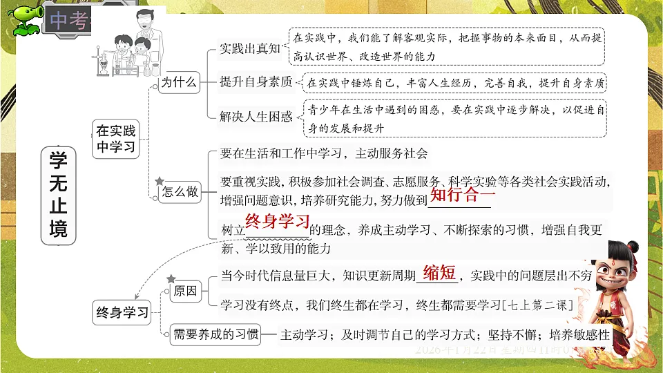 6.1 学无止境（课件）--统编版道德与法治九年级下册第6页