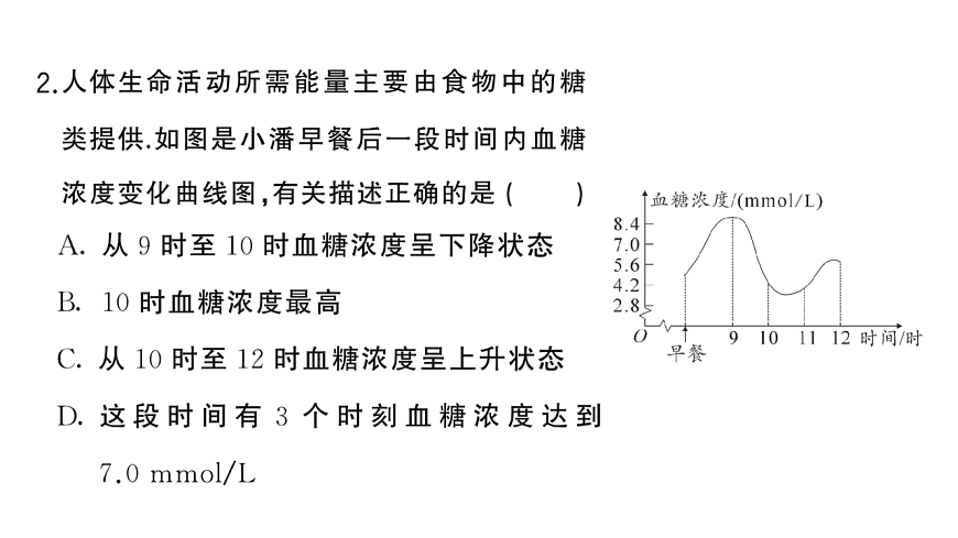 初中数学新华东师大版八年级下册16.2.2 函数的图象课堂作业课件（2026春）（放映显示答案）第4页