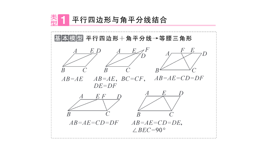 初中数学新华东师大版八年级下册专题12 平行四边形中常见的三种题型课后作业课件（2026春）（放映显示答案）第2页
