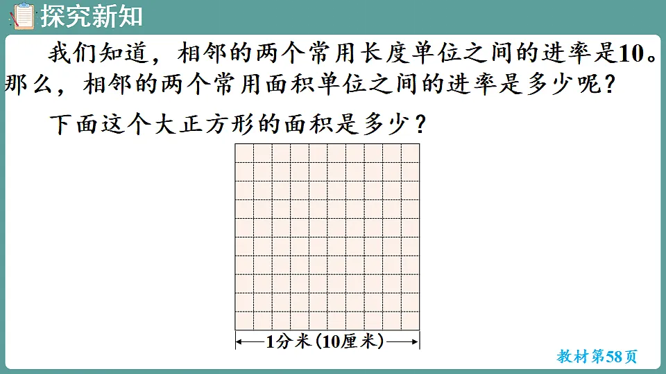 新人教版（2024）数学三年级下册 4.4 面积单位间的进率（课件）第5页
