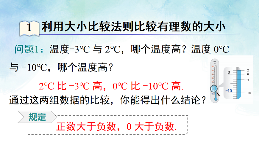 1.3 有理数的大小比较-课件-数学湘教版（2024）七年级上册第4页