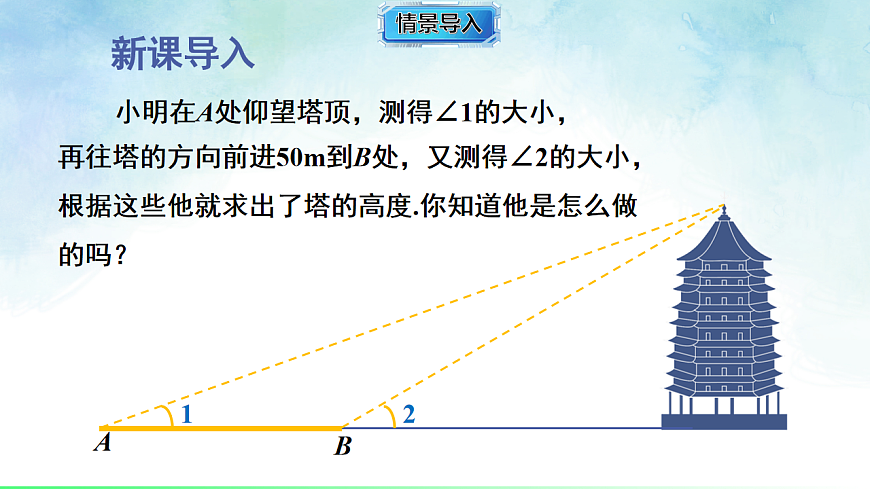 1.1.1 正切-课件-数学北师大版（2024）九年级下册第2页