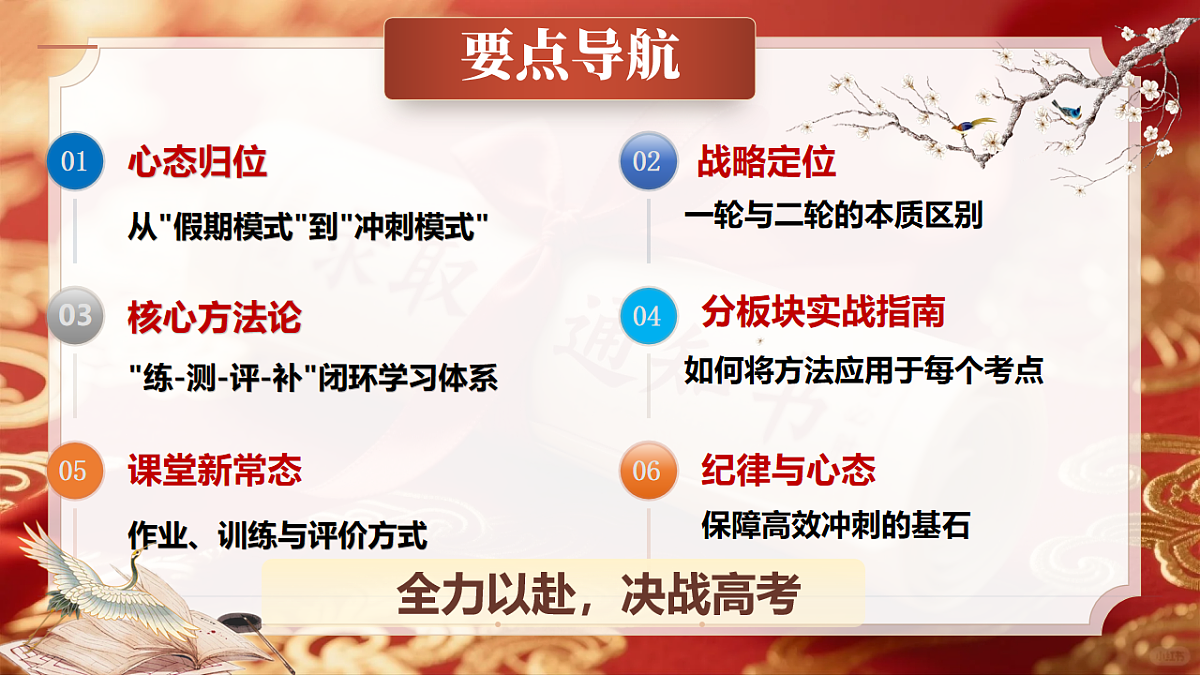2025-2026学年高三语文下学期春季开学第一课 课件：切换频道，砺剑百日：语文高考冲刺总动员（全国通用）第3页