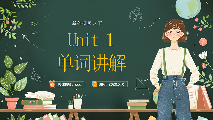 2025-2026新外研版英语八年级下册Unit1Career talks单词讲解课件第1页