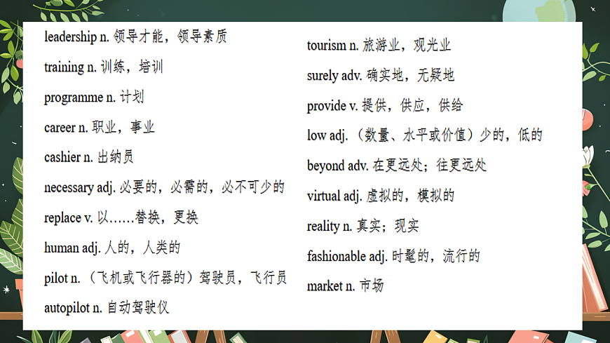 2025-2026新外研版英语八年级下册Unit1Career talks单词讲解课件第3页