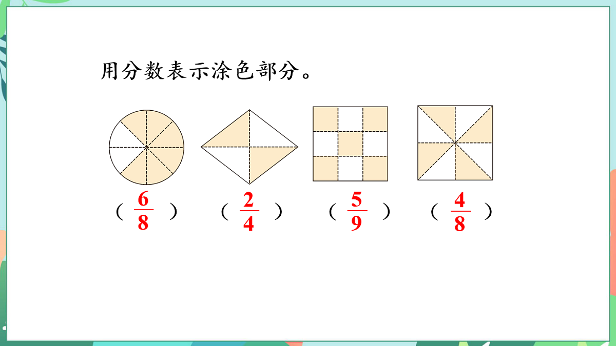 26春苏教版三年级下册数学6.3 分数和小数的简单转化 课件第2页