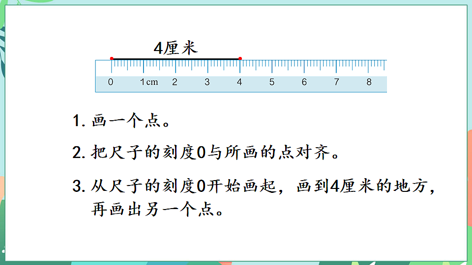 26春苏教版三年级下册数学第一单元 第二课时 画等长线段 课件第3页