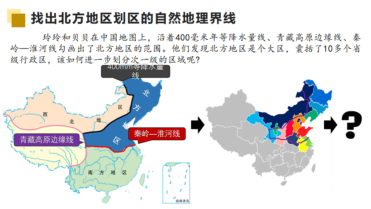 第五章探究与实践【课件】认识自然地理界线在地理分区中的意义—— 2026年新教材湘教版初二地理下册第5页