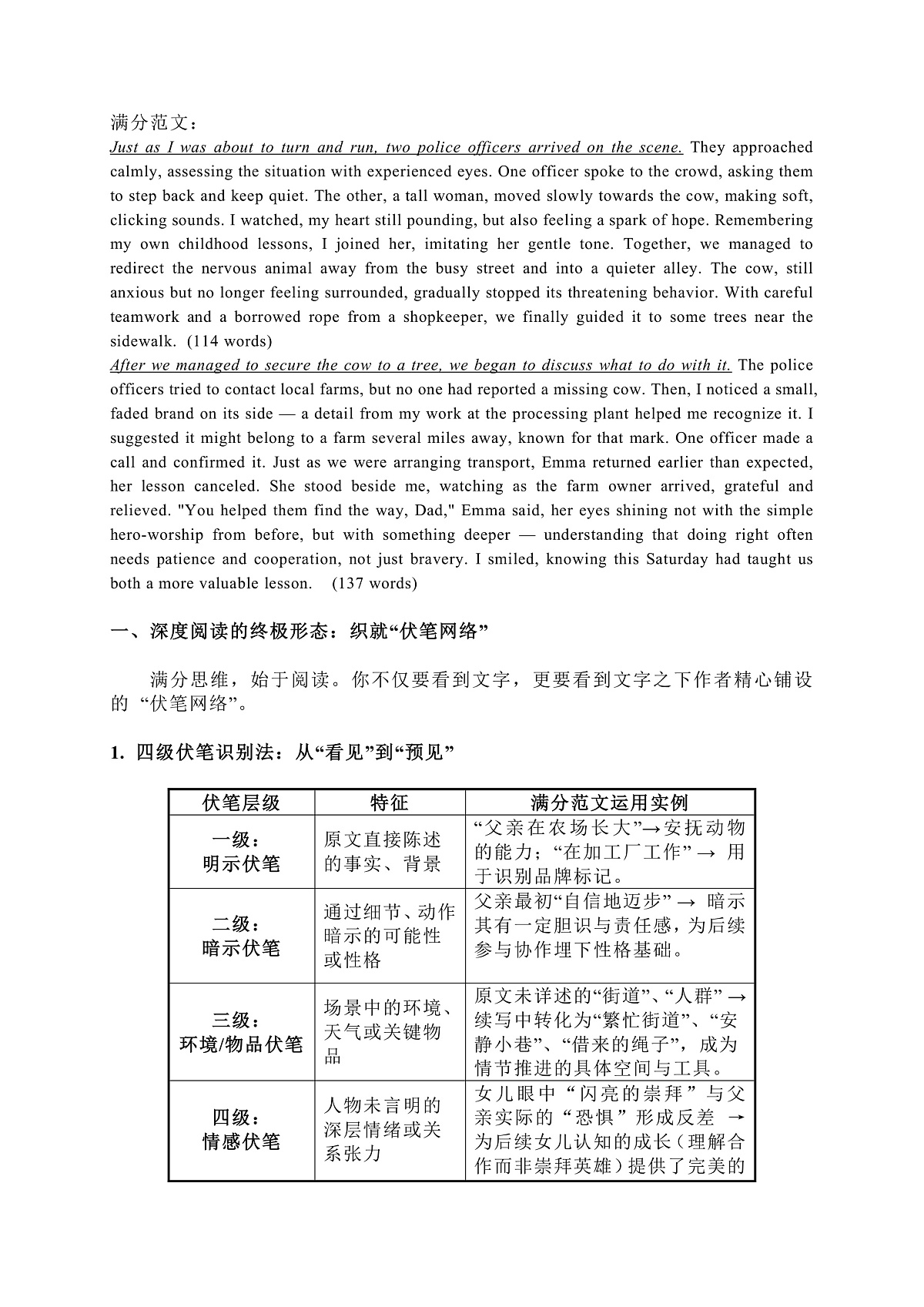 高考英语续写满分秘籍4第2页