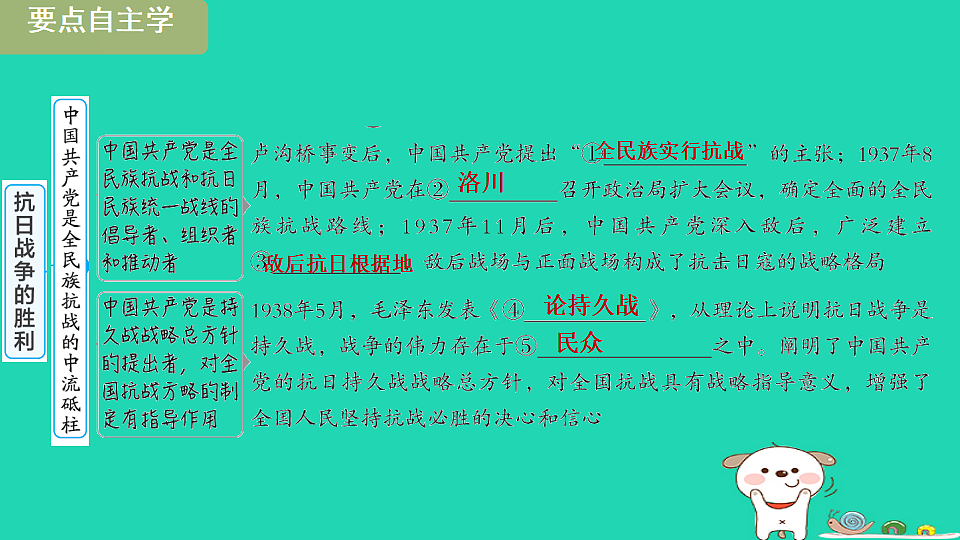 海南省2025八年级历史上册第六单元中华民族的抗日战争第十九课抗日战争的胜利课件新人教版（含答案）第3页