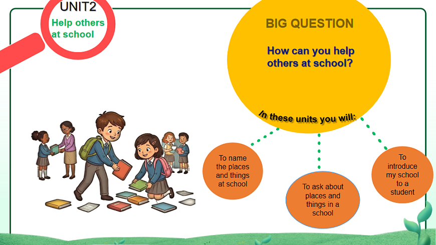 2026学年译林牛津新教材四年级下册Unit2 Help others at school Period1 Lead-in and Cartoon Time课件第3页
