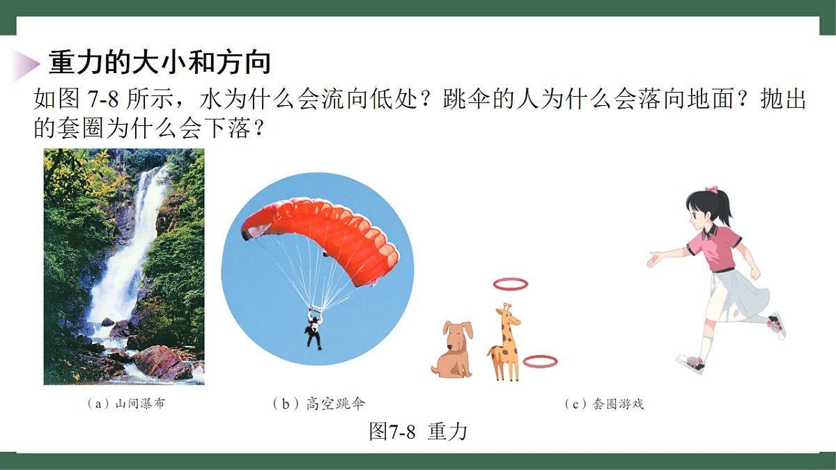 苏科版（2024）物理八年级下册 7.2 重力 力的示意图 （课件）第5页