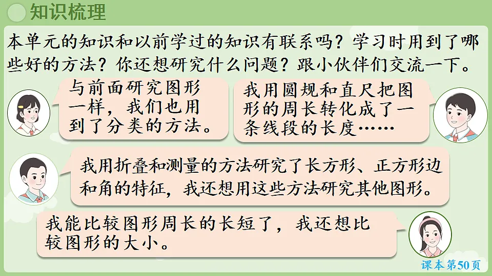 3.6 长方形和正方形 整理和复习 课件 人教版数学三年级下册第5页