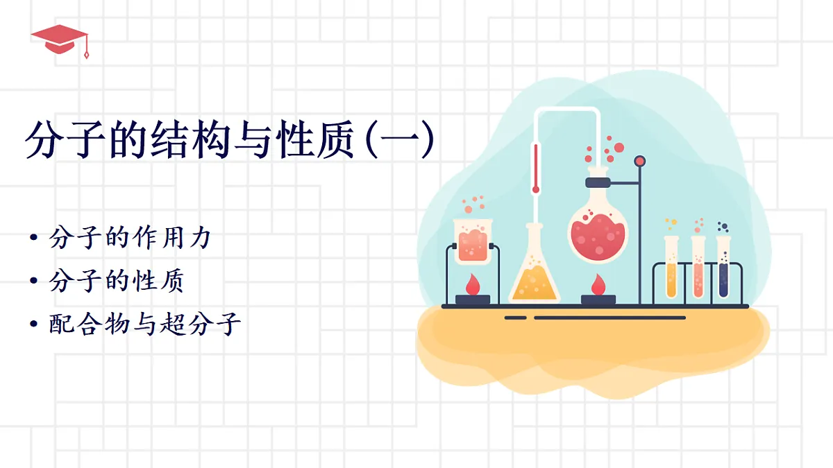 2026届高三高考化学二轮备考课件：分子结构与性质(一)第1页