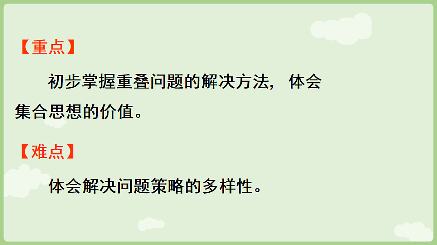 2026年人教版数学三年级下册 7.5 数学广角：重叠问题 (课件)第3页