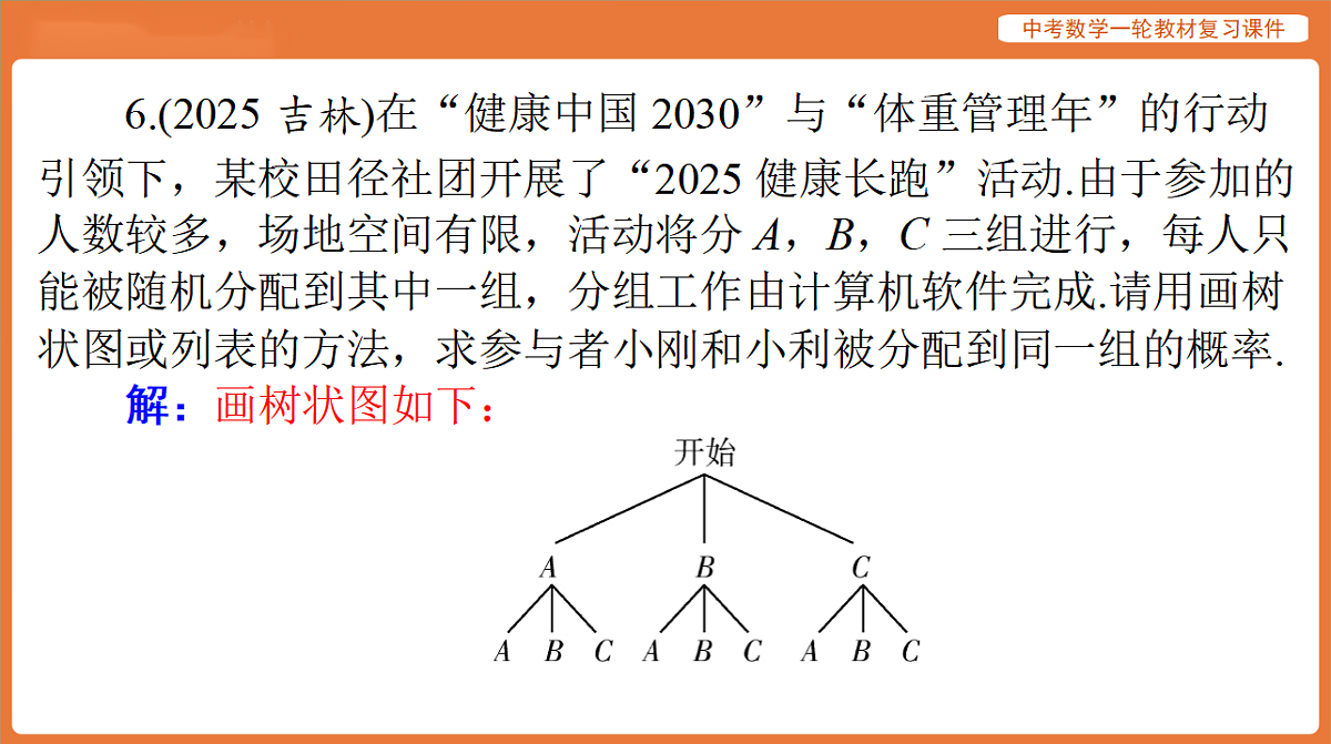 第八章 第31讲 概 率-2026年广东中考数学一轮复习课件第6页