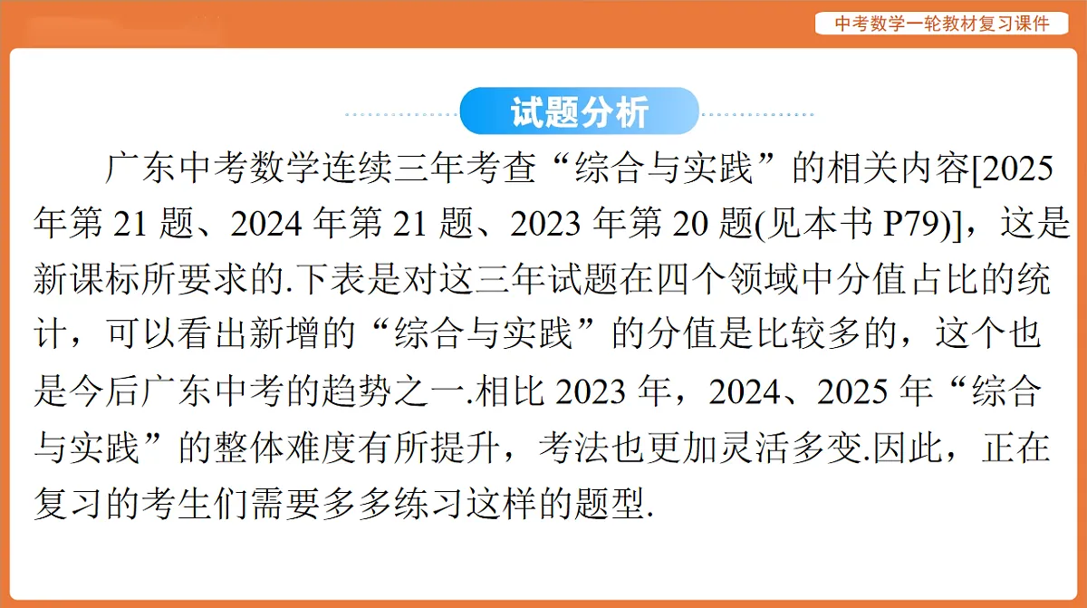 第九章 第32讲 第1课时 广东中考数学真题——综合与实践-2026年广东中考数学一轮复习课件第4页