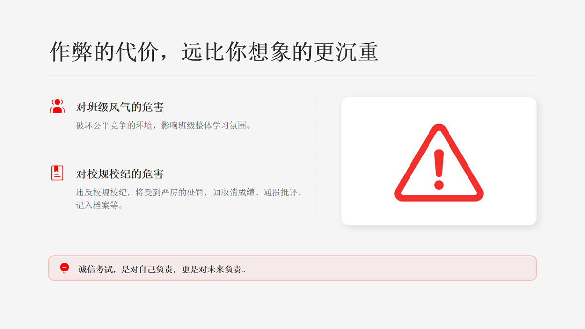 诚信考试，为自己的努力加冕——期末诚信考试主题班会课件第7页
