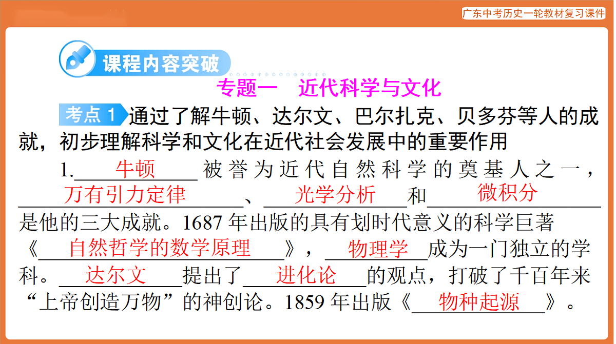 第四部分 大单元六 科技与文化-课件 2026年广东中考历史一轮复习第4页