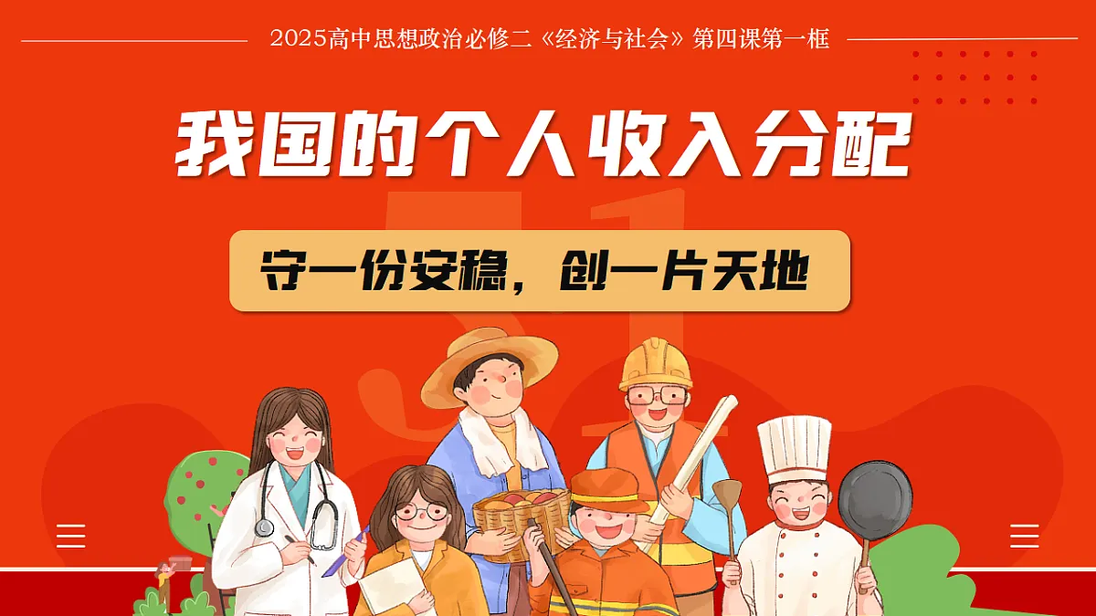 4.1我国的个人收入分配 课件 统编版高中政治必修二经济与社会第1页