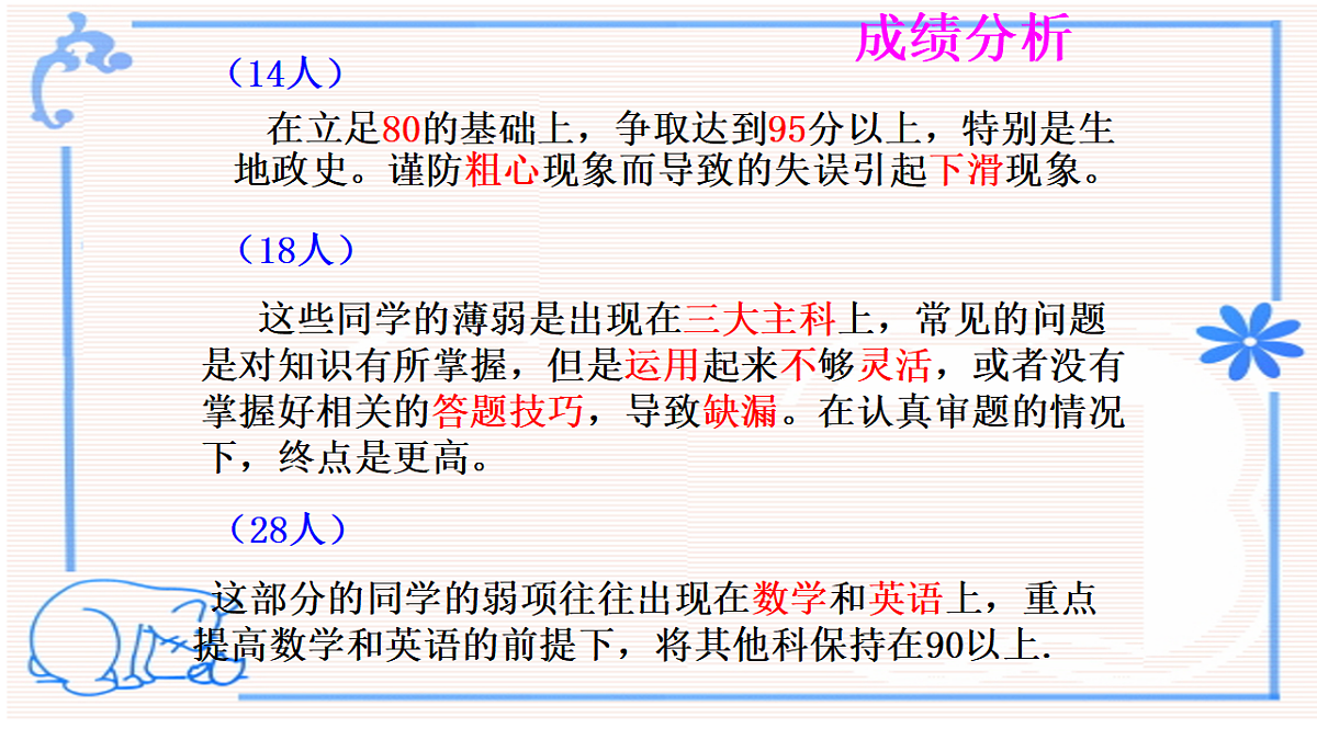 七年级第一学期期末家长会课件第7页
