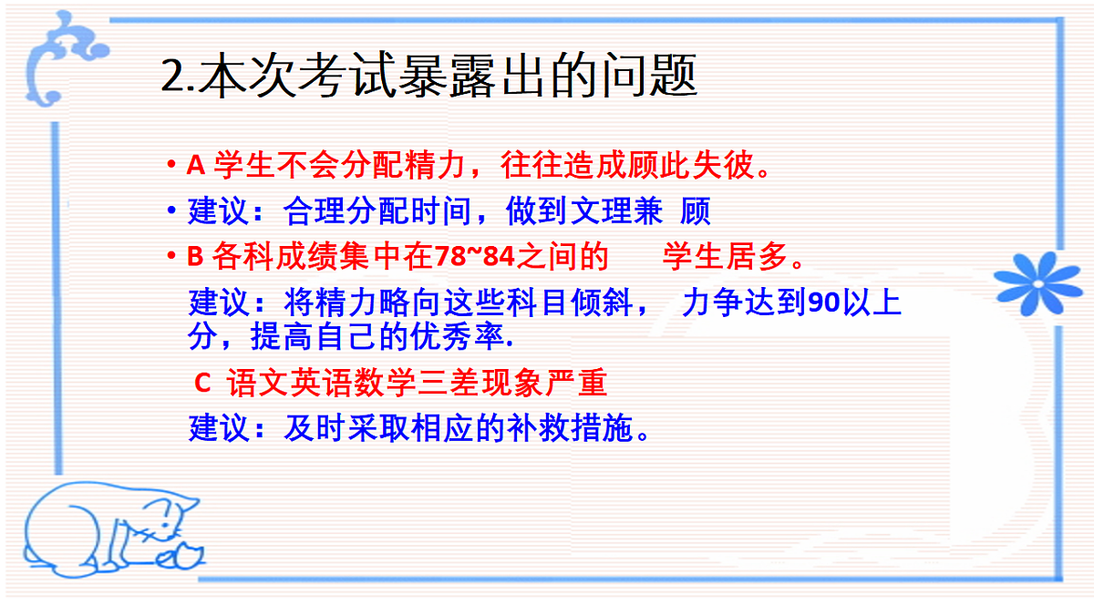 七年级第一学期期末家长会课件第8页