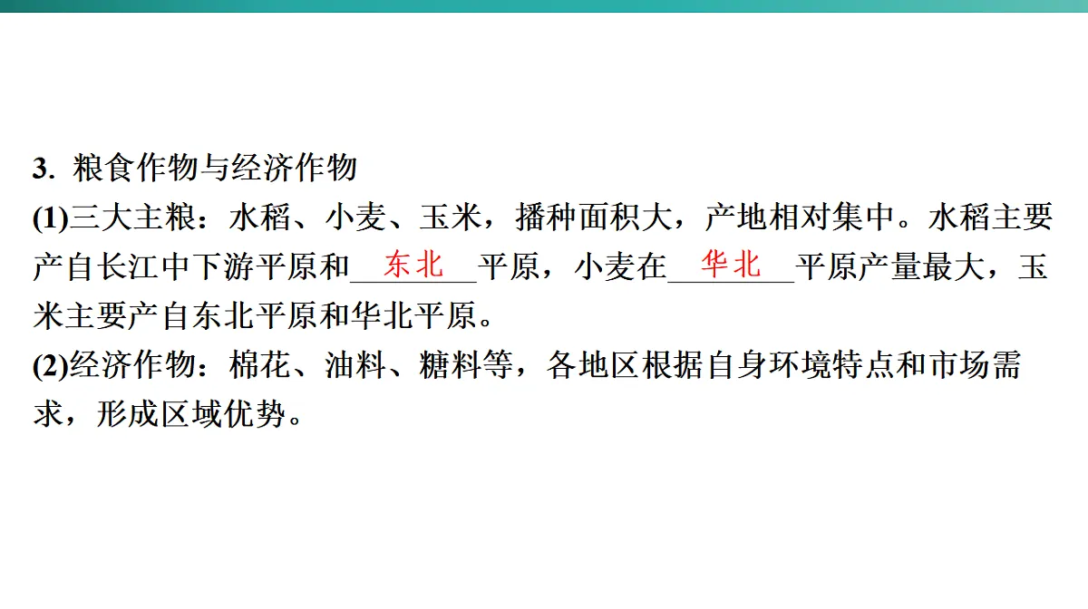 第四章　中国的经济发展 2026年中考地理一轮复习人教版八年级上册地理课件第7页