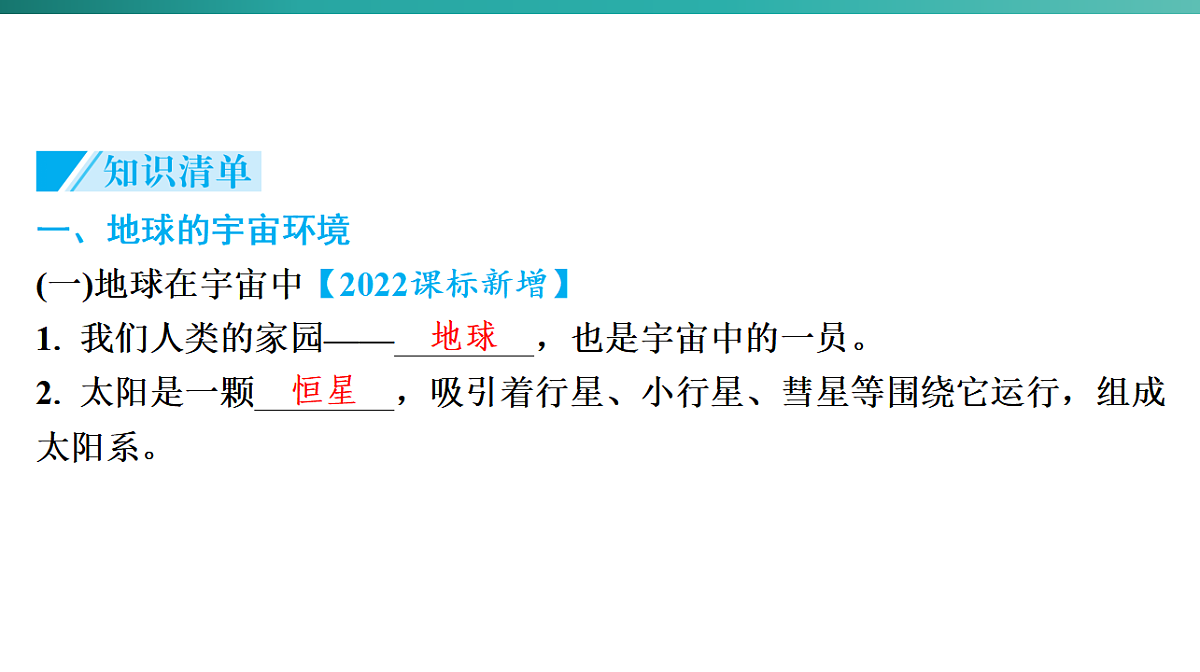 第一章　地球  2026年中考地理一轮复习人教版七年级上册地理课件第4页