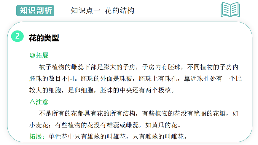 第1章第3节 植物的生殖与发育 2025-2026学年初中科学七下同步复习课件第6页