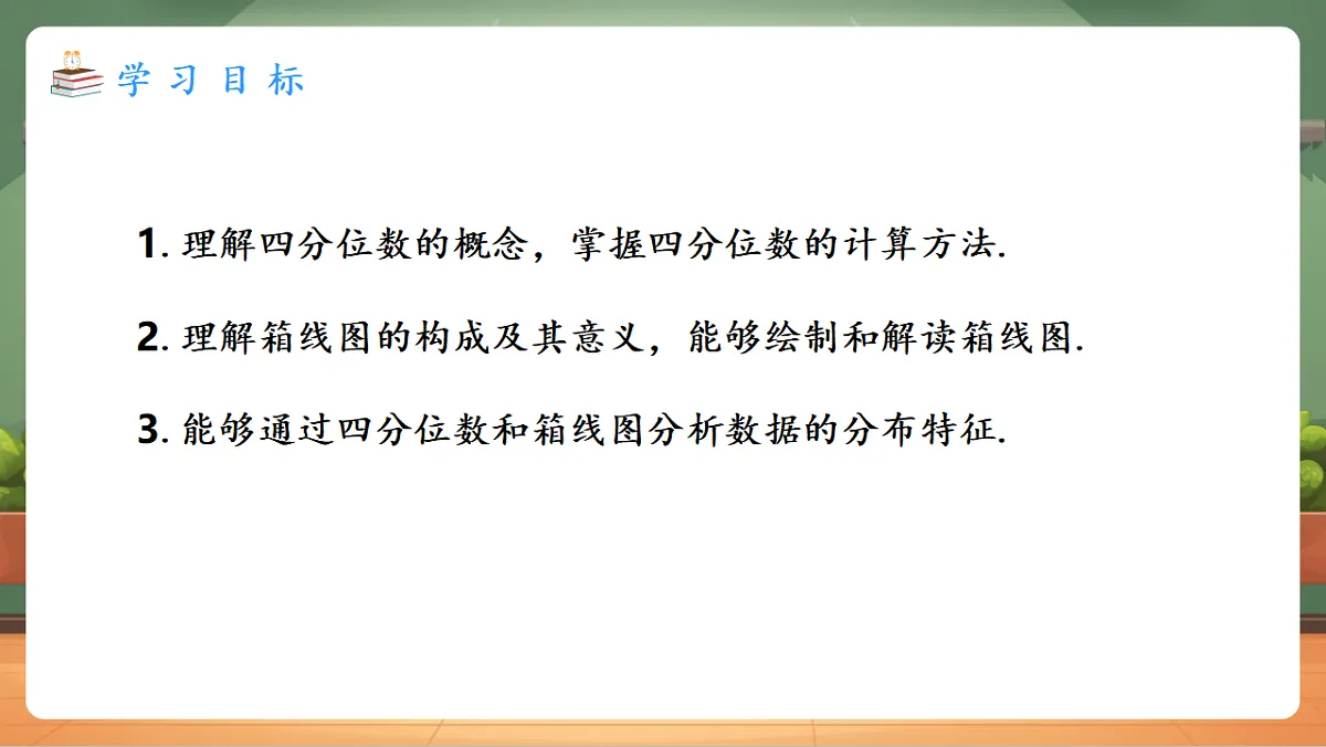 24.3 数据的四分位数 教学课件第2页