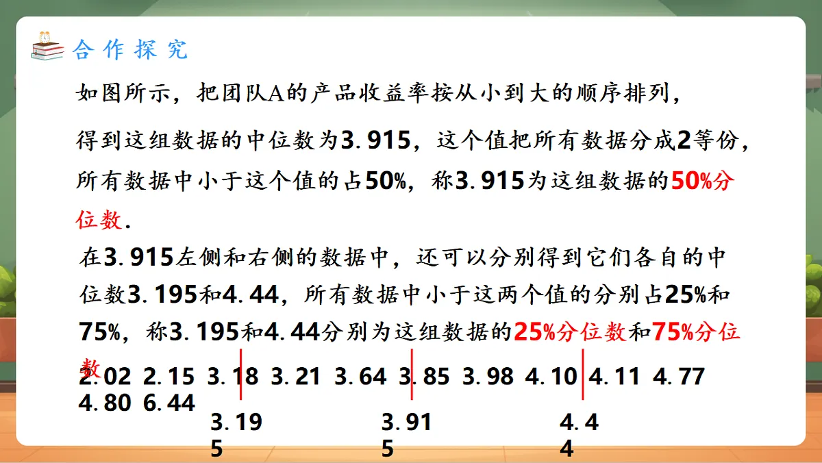 24.3 数据的四分位数 教学课件第8页