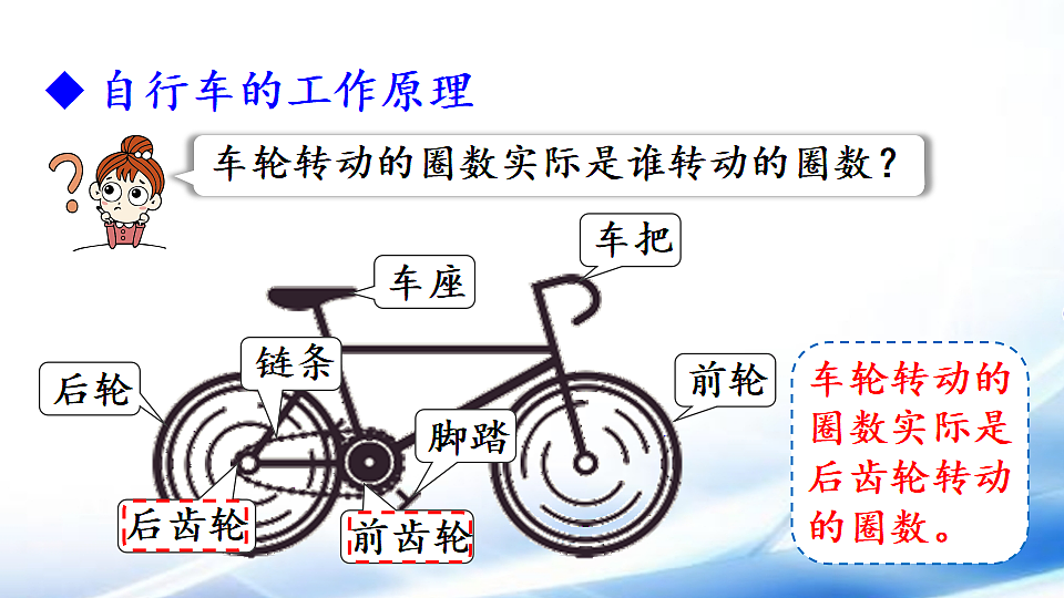 人教版6年级数学下册第4单元自行车里的数学课件第6页