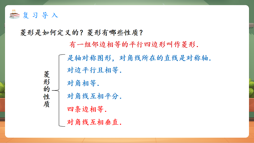 21.3.2.2 菱形的判定 教学课件第3页