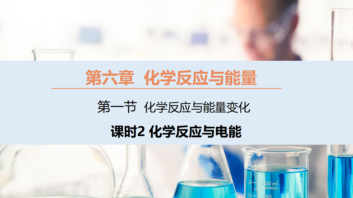 2025-2026学年高一下学期化学人教版必修第二册课件6.1化学反应与能量变化第二课时第1页
