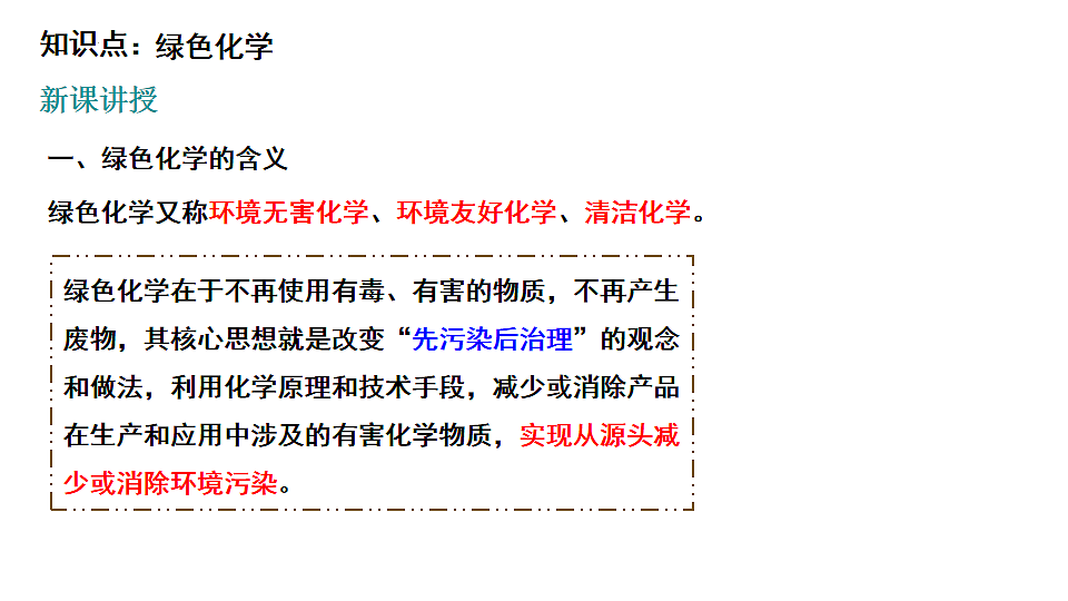 2025-2026学年高一下学期化学人教版（2019）必修第二册课件课件8.3环境保护与绿色化学第2课时第4页