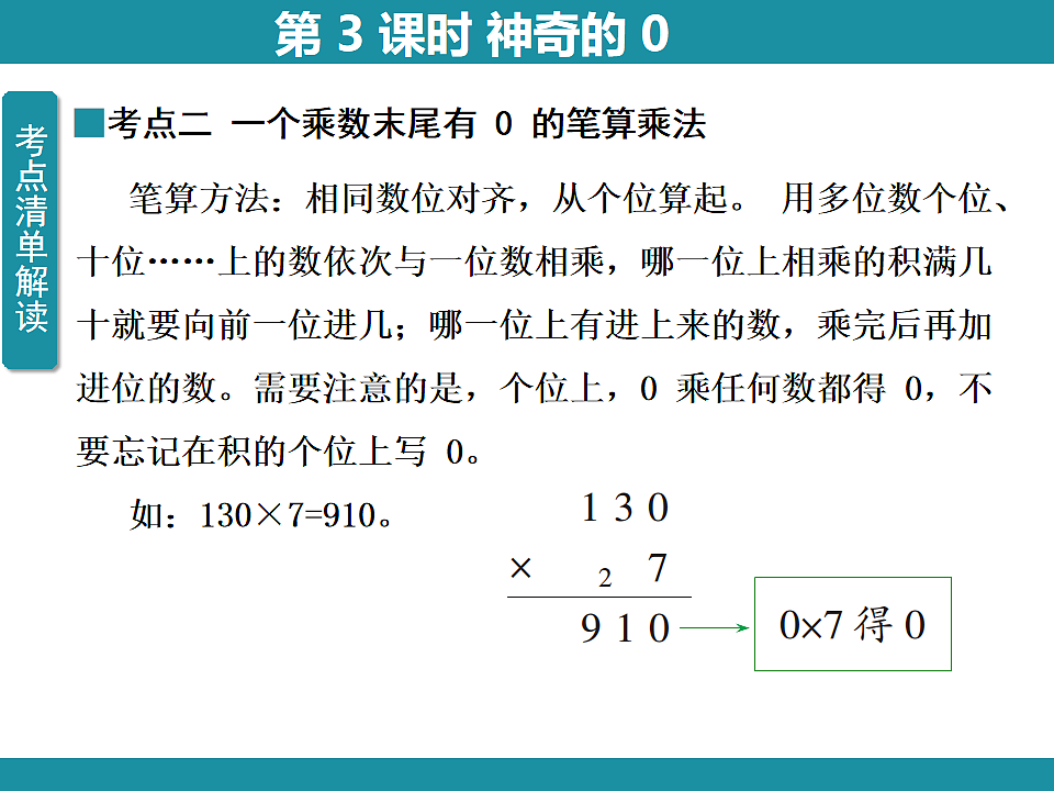 一 整数乘法（一） 复习课件 2  北师大版数学三年级下册第6页