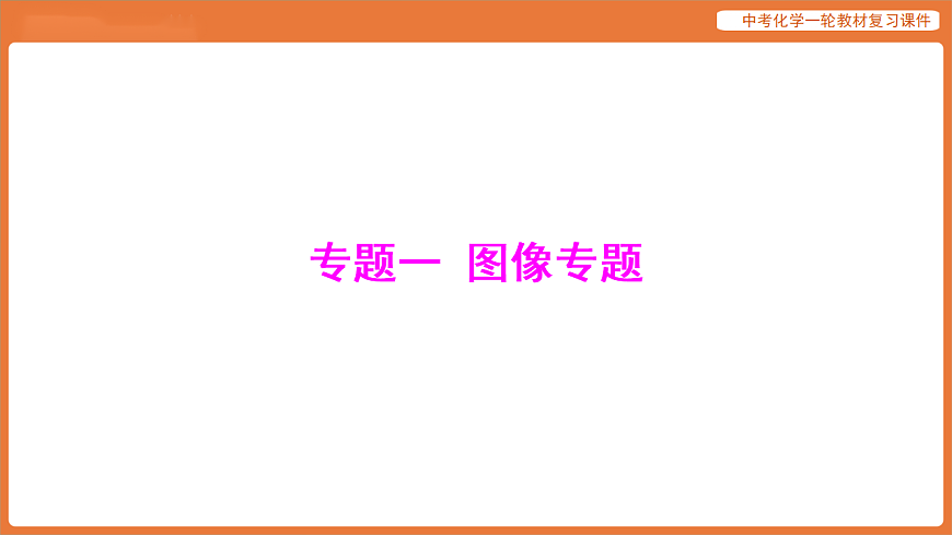 专题一 图像专题-课件 2026年中考化学二轮专题复习第1页