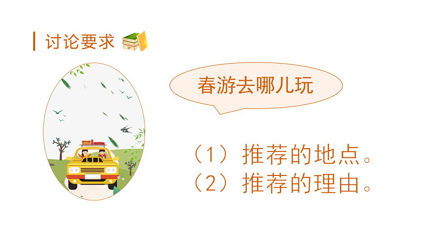 小学语文新部编版三年级下册第一单元口语交际  春游去哪儿玩教学课件（2026春新版）第4页