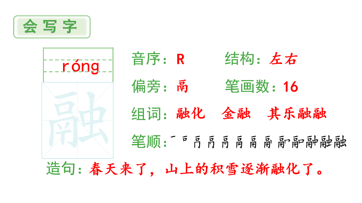 小学语文新部编版三年级下册第一单元1.古诗三首生字课件（2026春新版）第2页