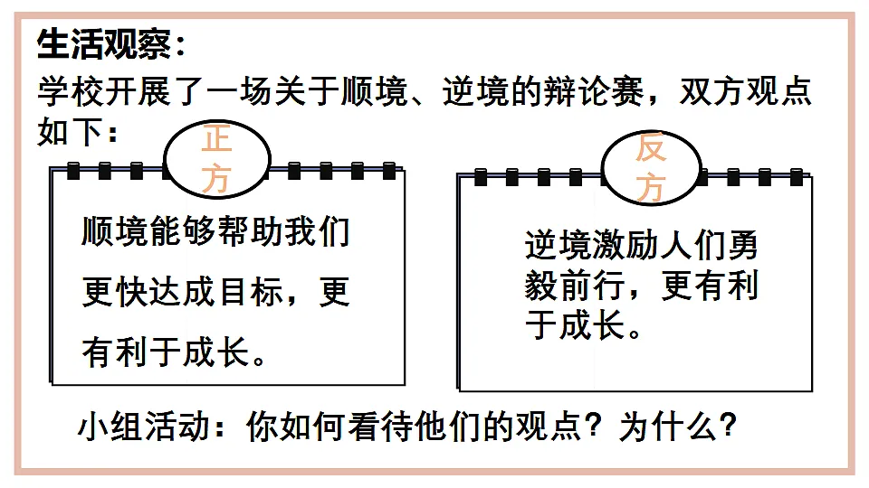 12.2 正确对待顺境与逆境 课件-2025-2026学年统编版道德与法治七年级上册第4页