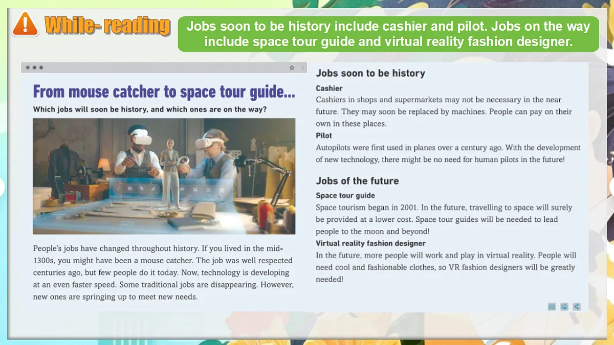 Unit1 Career talks Developing ideas Reading for writing新教材外研版八下英语同步课件第7页