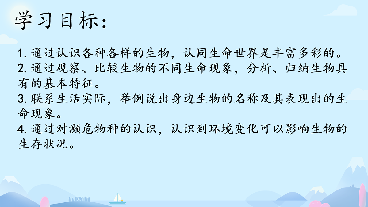 初中 生物 济南版（2024） 七年级上册1.1.1 生物具有基本的生命特征 课件第2页